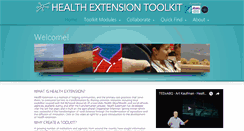 Desktop Screenshot of healthextensiontoolkit.org